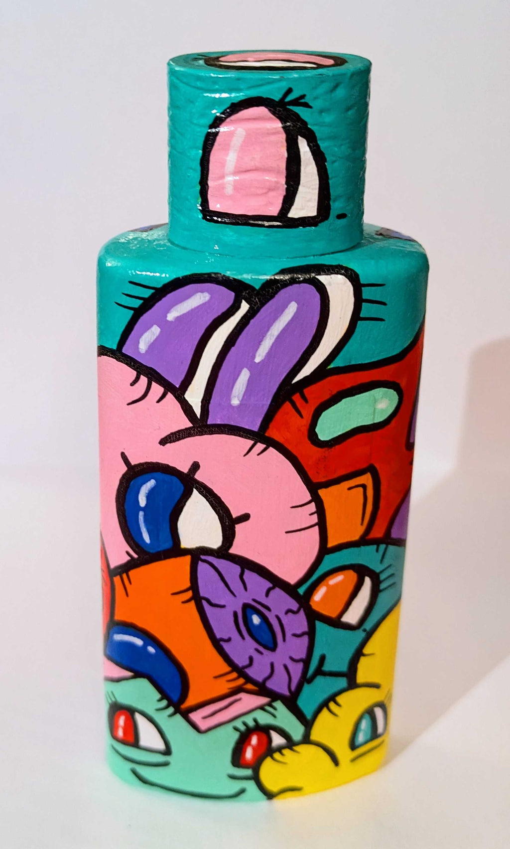 Bouteille de parfum FANTAISIE – Pièce unique peinte à la main