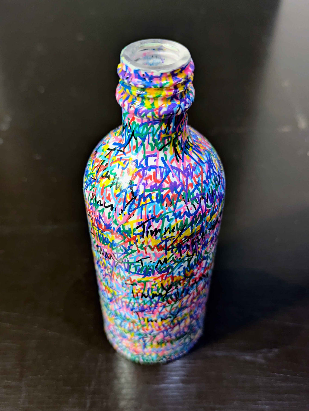 Bouteille de parfum FANTAISIE – Pièce unique peinte à la main