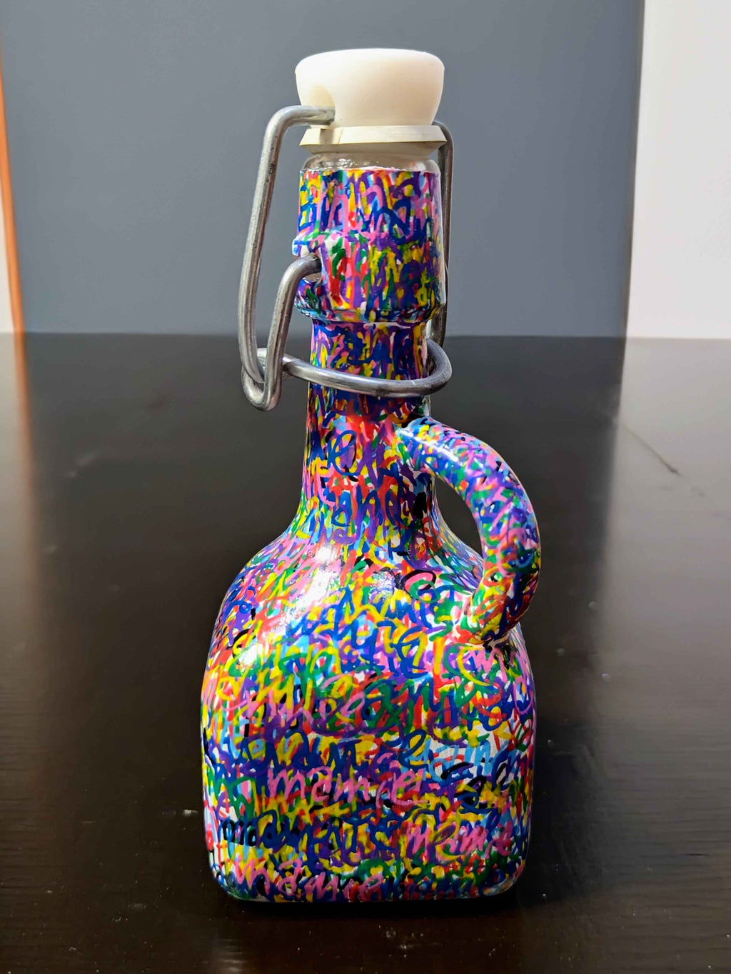 Bouteille de parfum FANTAISIE – Pièce unique peinte à la main