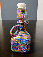 Bouteille de parfum FANTAISIE – Pièce unique peinte à la main