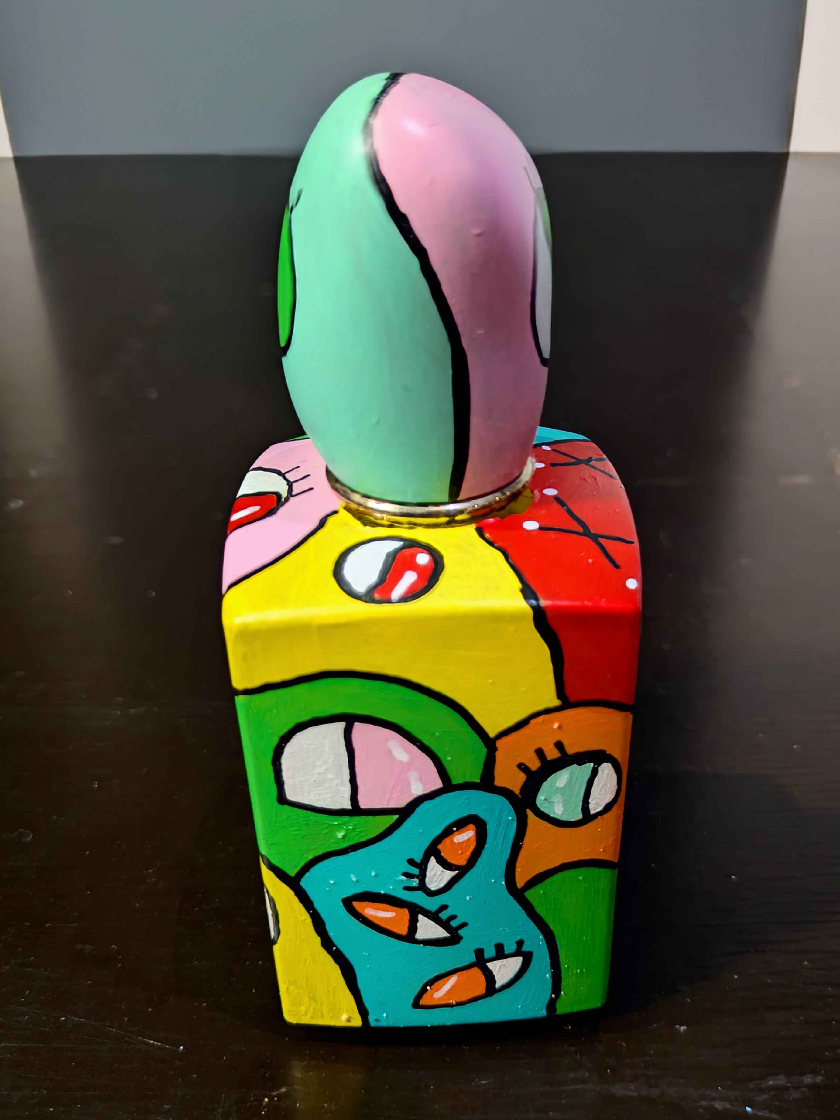 Bouteille de parfum SI by GIORGIO ARMANI – Pièce unique peinte à la main