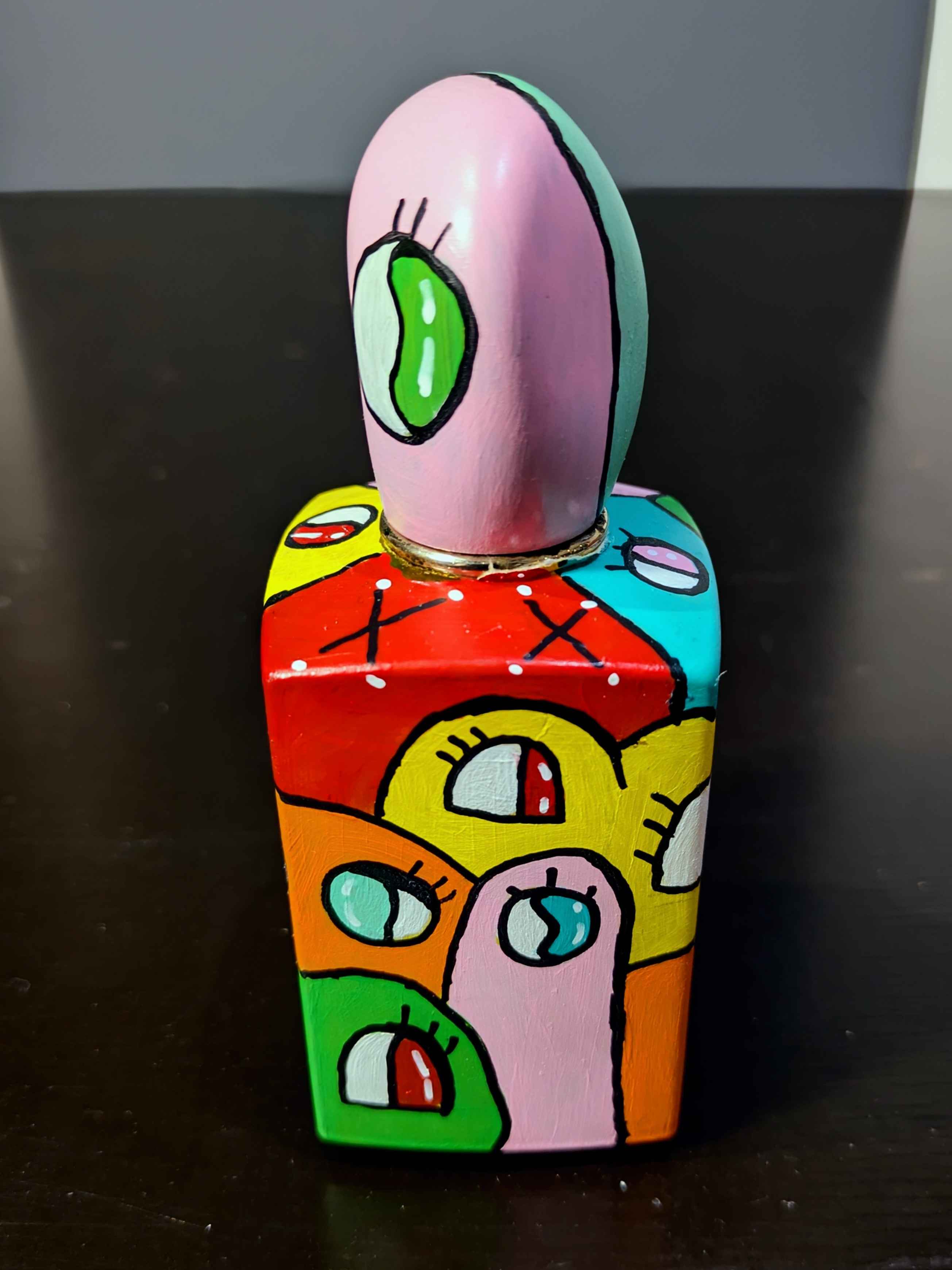 Bouteille de parfum SI by GIORGIO ARMANI – Pièce unique peinte à la main