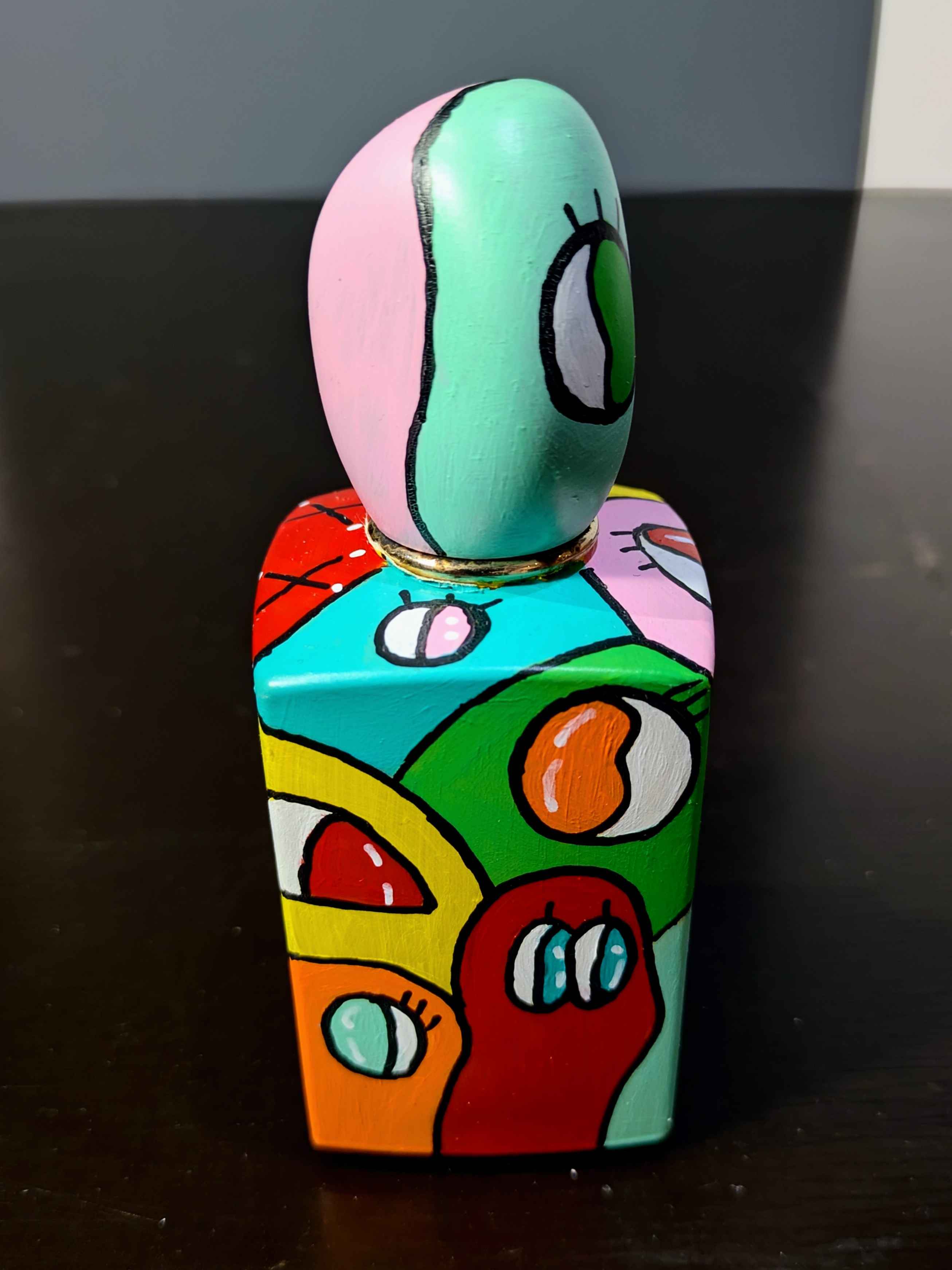 Bouteille de parfum SI by GIORGIO ARMANI – Pièce unique peinte à la main