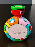 Bouteille de parfum MADEMOISELLE by ROCHAS – Pièce unique peinte à la main