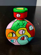 Bouteille de parfum MADEMOISELLE by ROCHAS – Pièce unique peinte à la main