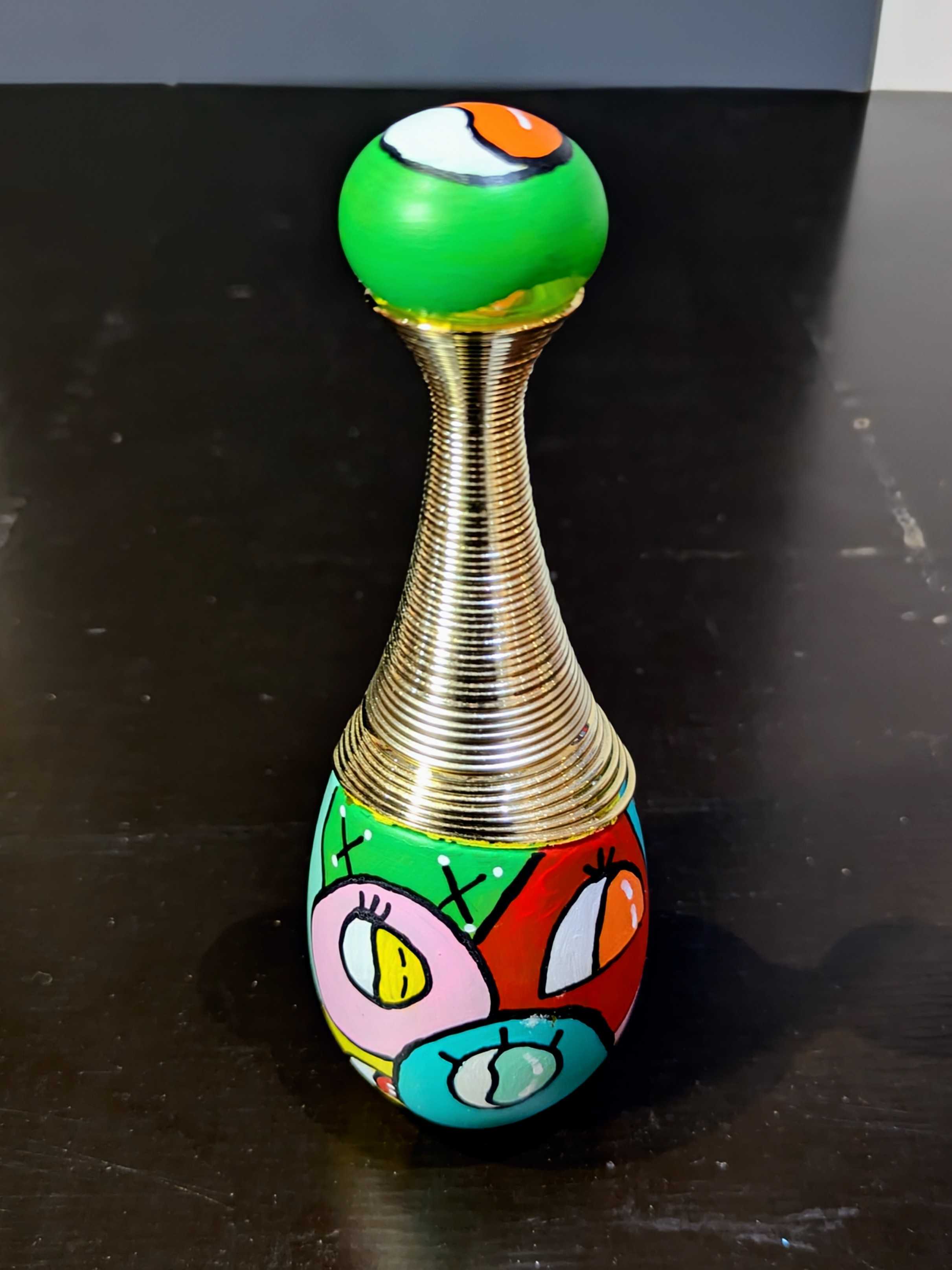 Bouteille de parfum J'ADORE by DIOR custom – Pièce unique peinte à la main