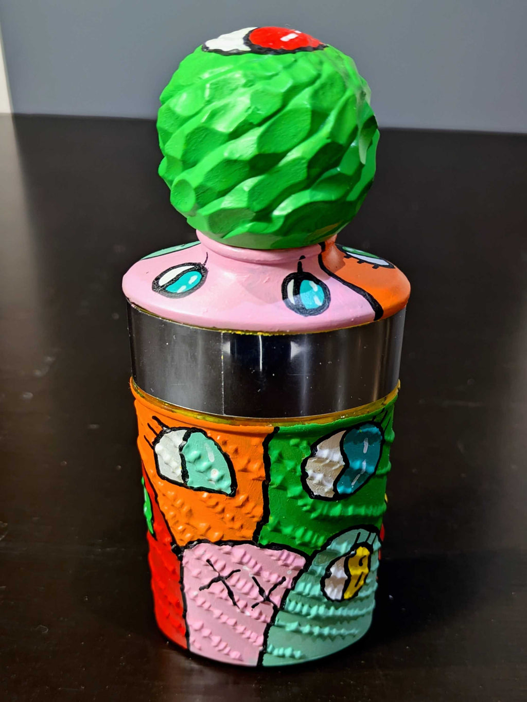 Bouteille de parfum EAU de ROCHAS custom – Pièce unique peinte à la main