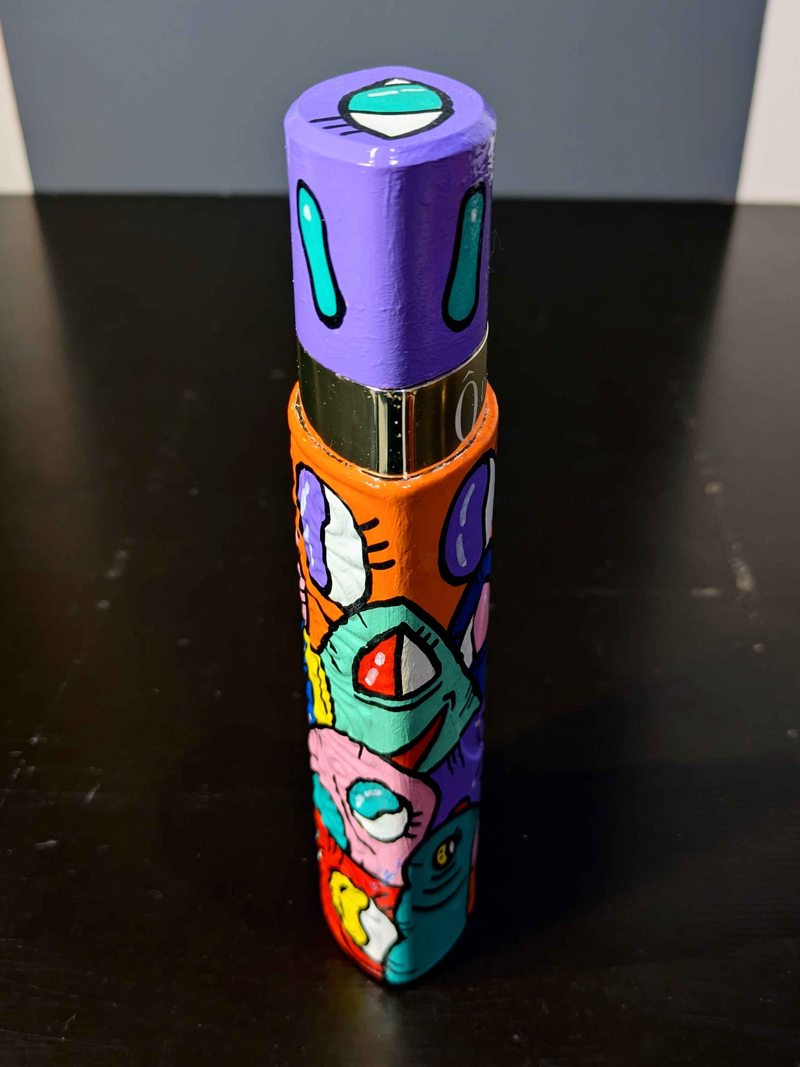 Bouteille de parfum Ô de Lancôme custom – Pièce unique peinte à la main