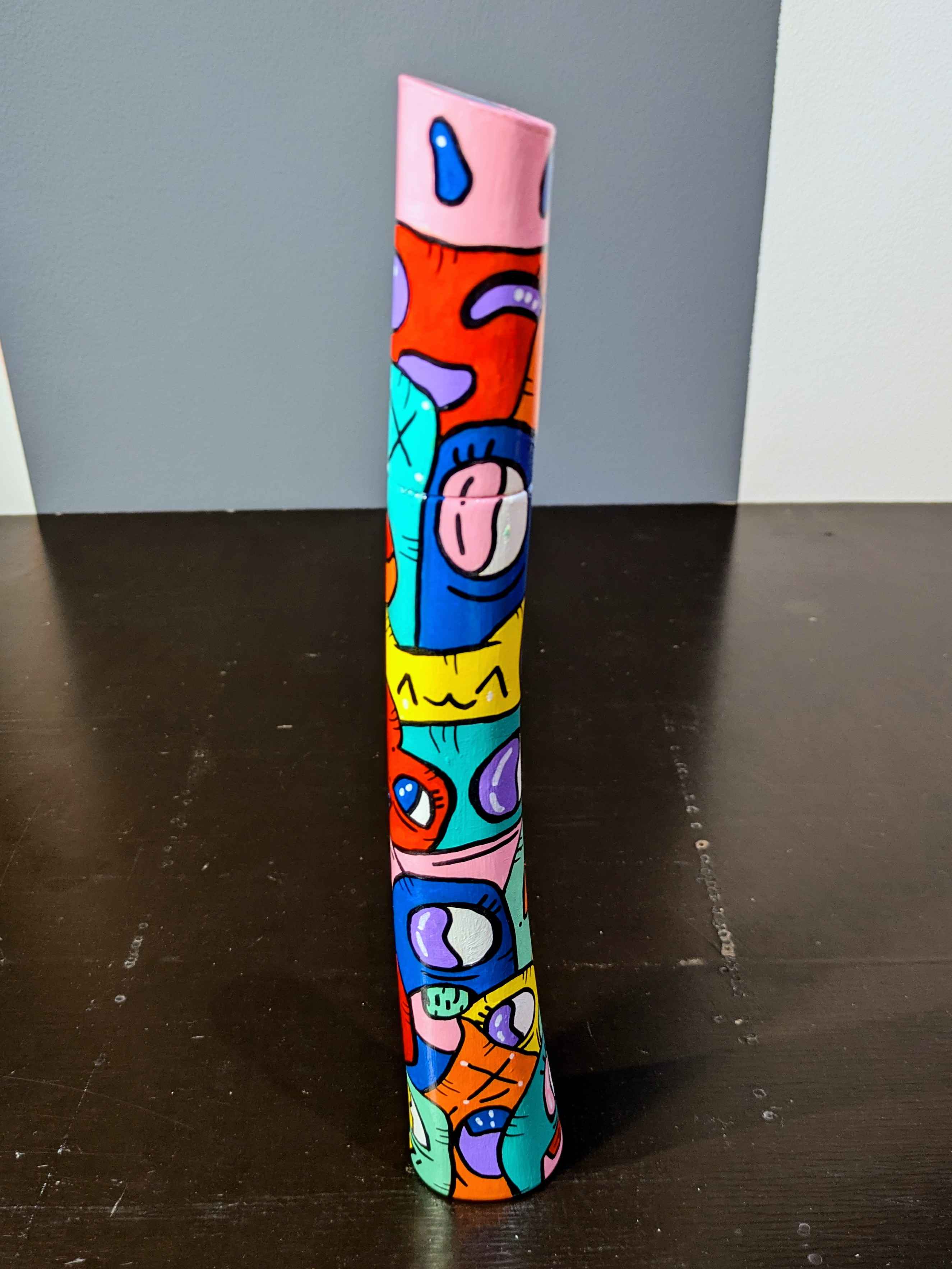 Bouteille de parfum FLOWER by KENZO custom – Pièce unique peinte à la main