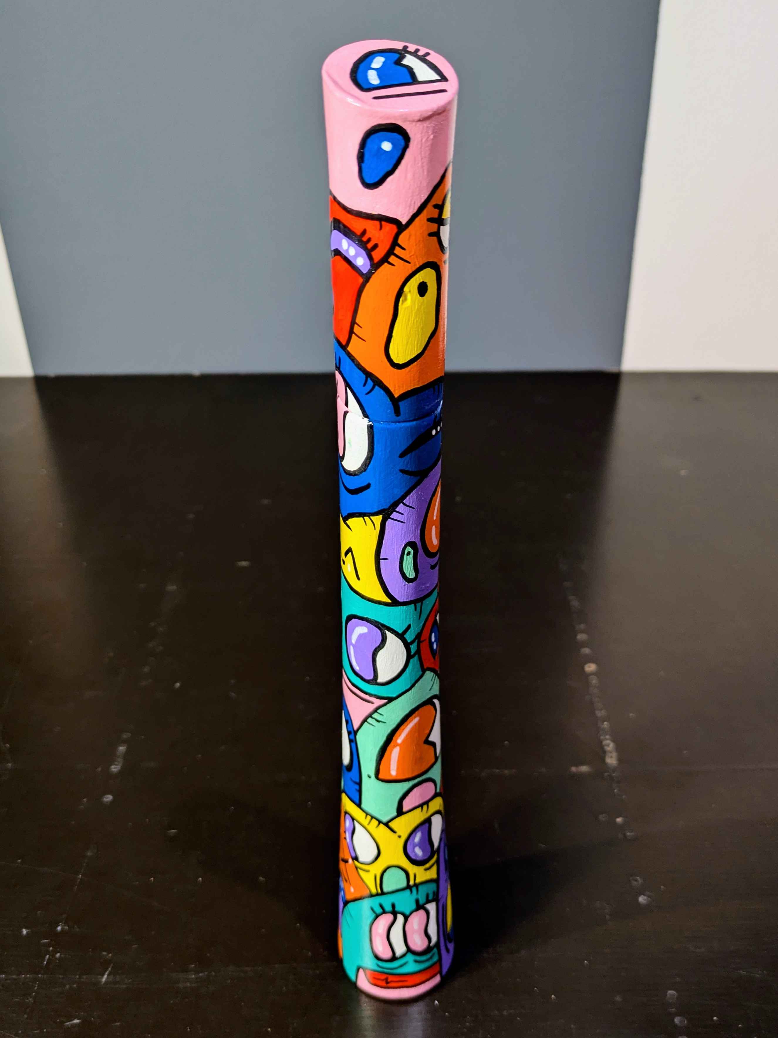 Bouteille de parfum FLOWER by KENZO custom – Pièce unique peinte à la main