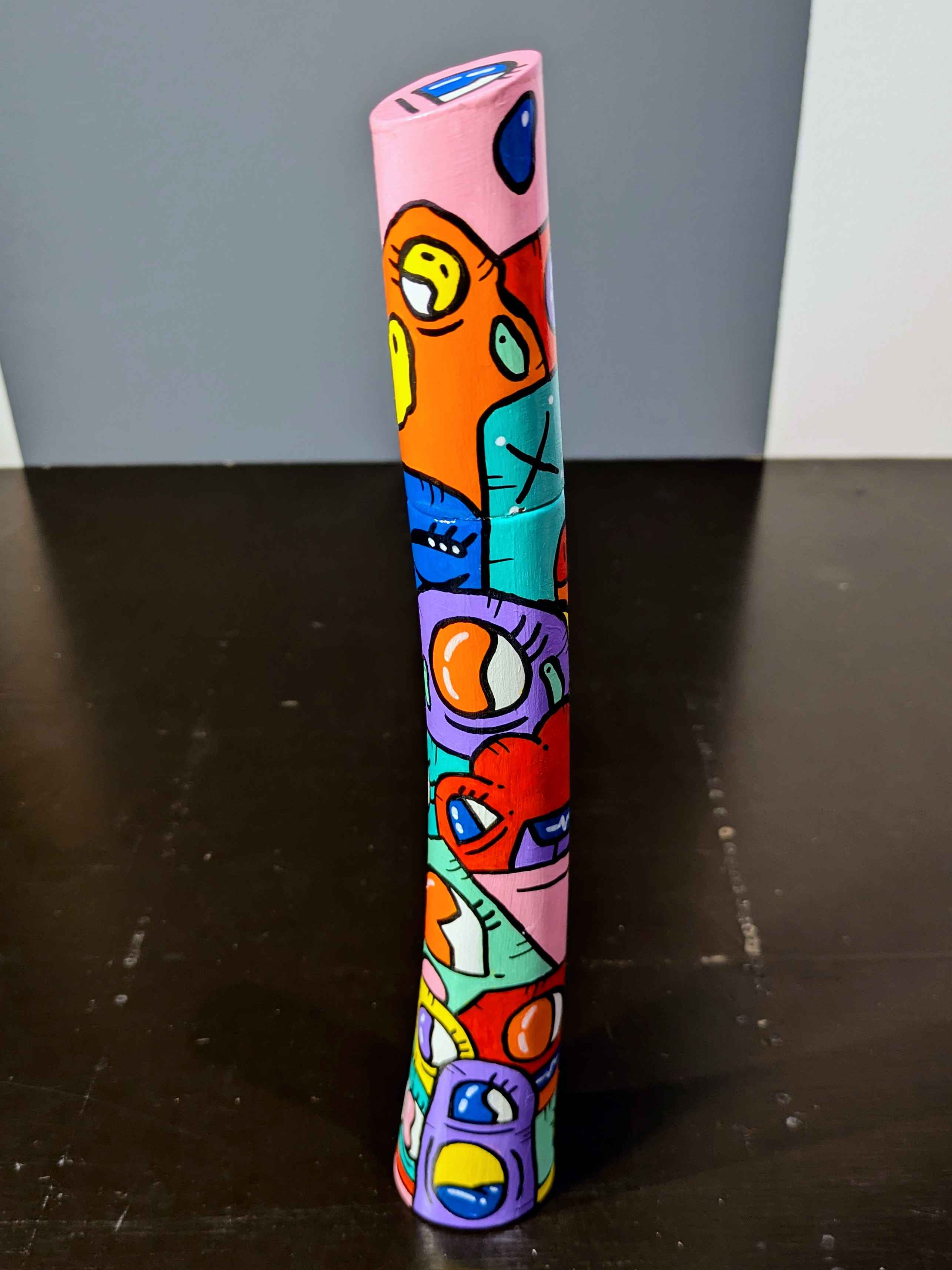 Bouteille de parfum FLOWER by KENZO custom – Pièce unique peinte à la main