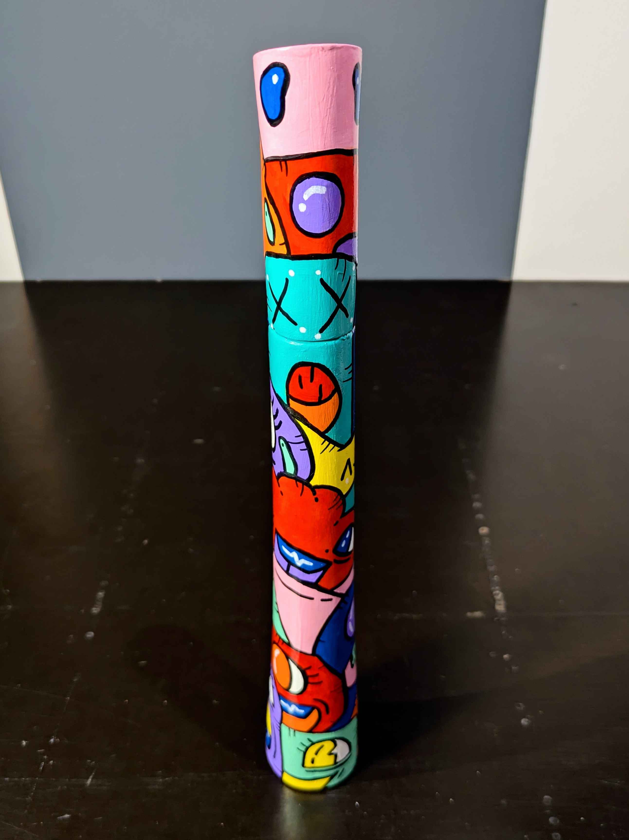 Bouteille de parfum FLOWER by KENZO custom – Pièce unique peinte à la main