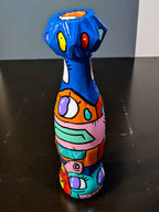 Bouteille de COCA COLA custom – Pièce unique peinte à la main