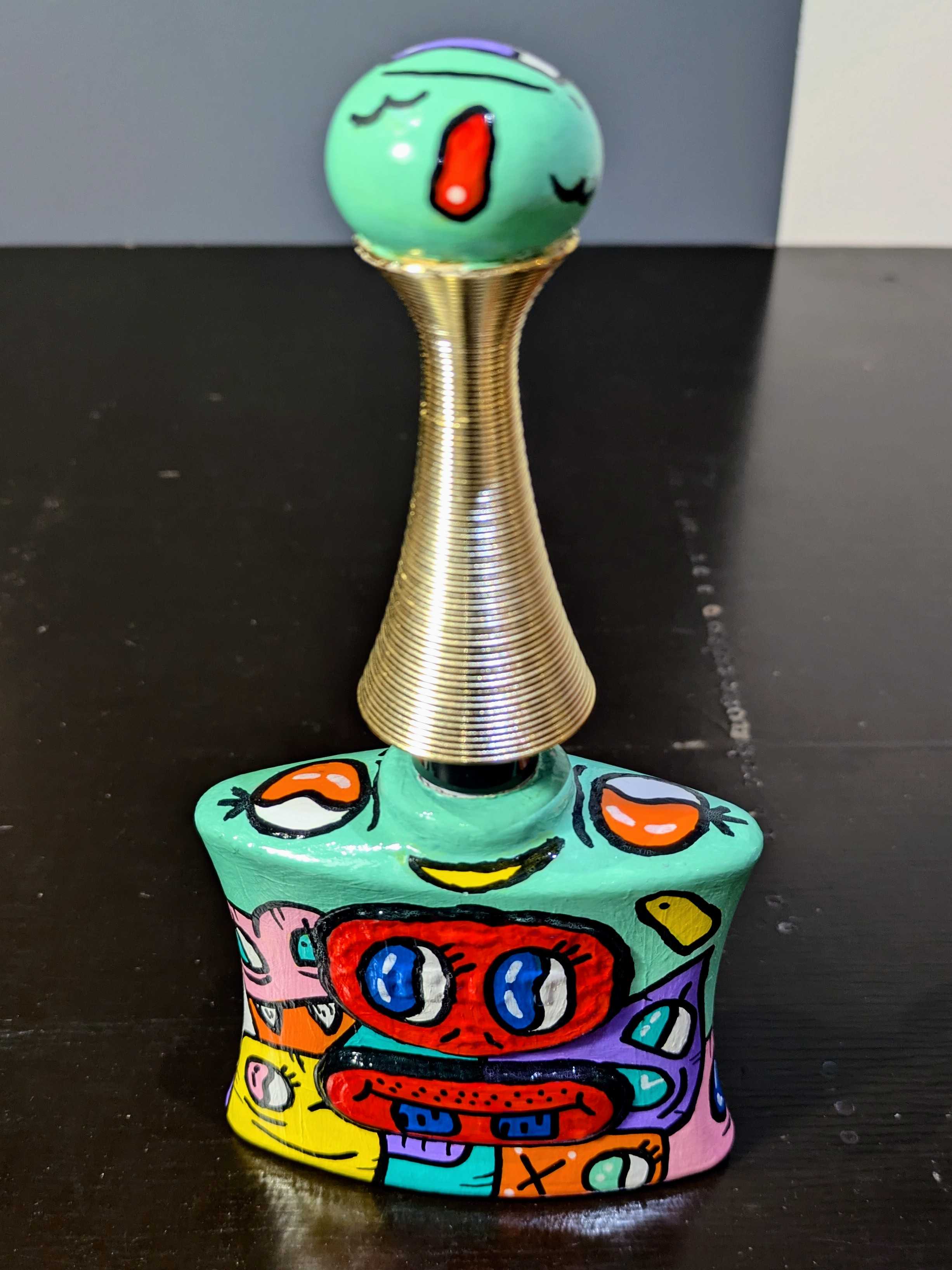 Bouteille de parfum BRUT ORIGINAL custom – Pièce unique peinte à la main