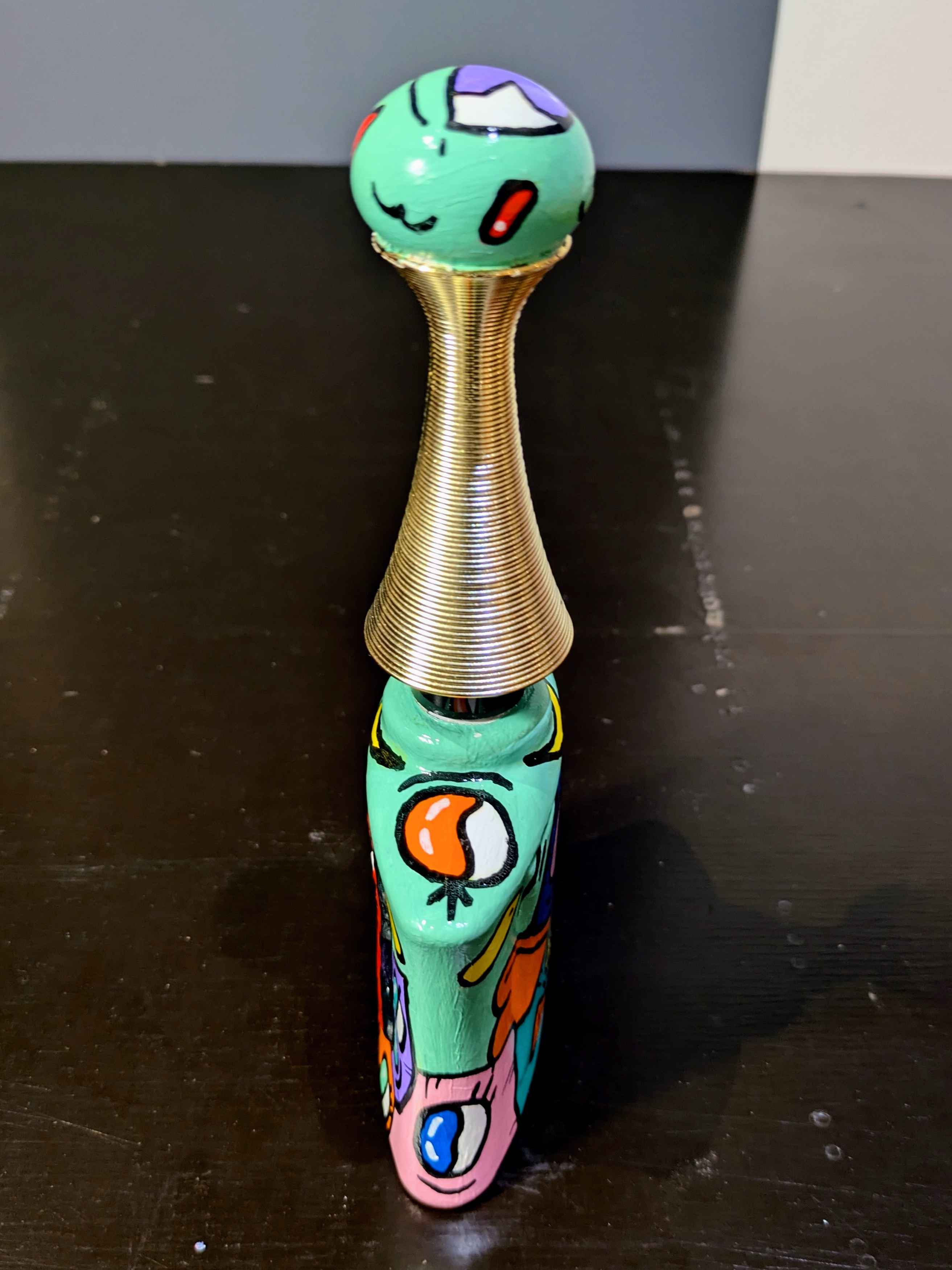 Bouteille de parfum BRUT ORIGINAL custom – Pièce unique peinte à la main