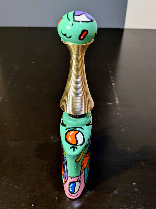 Bouteille de parfum BRUT ORIGINAL custom – Pièce unique peinte à la main