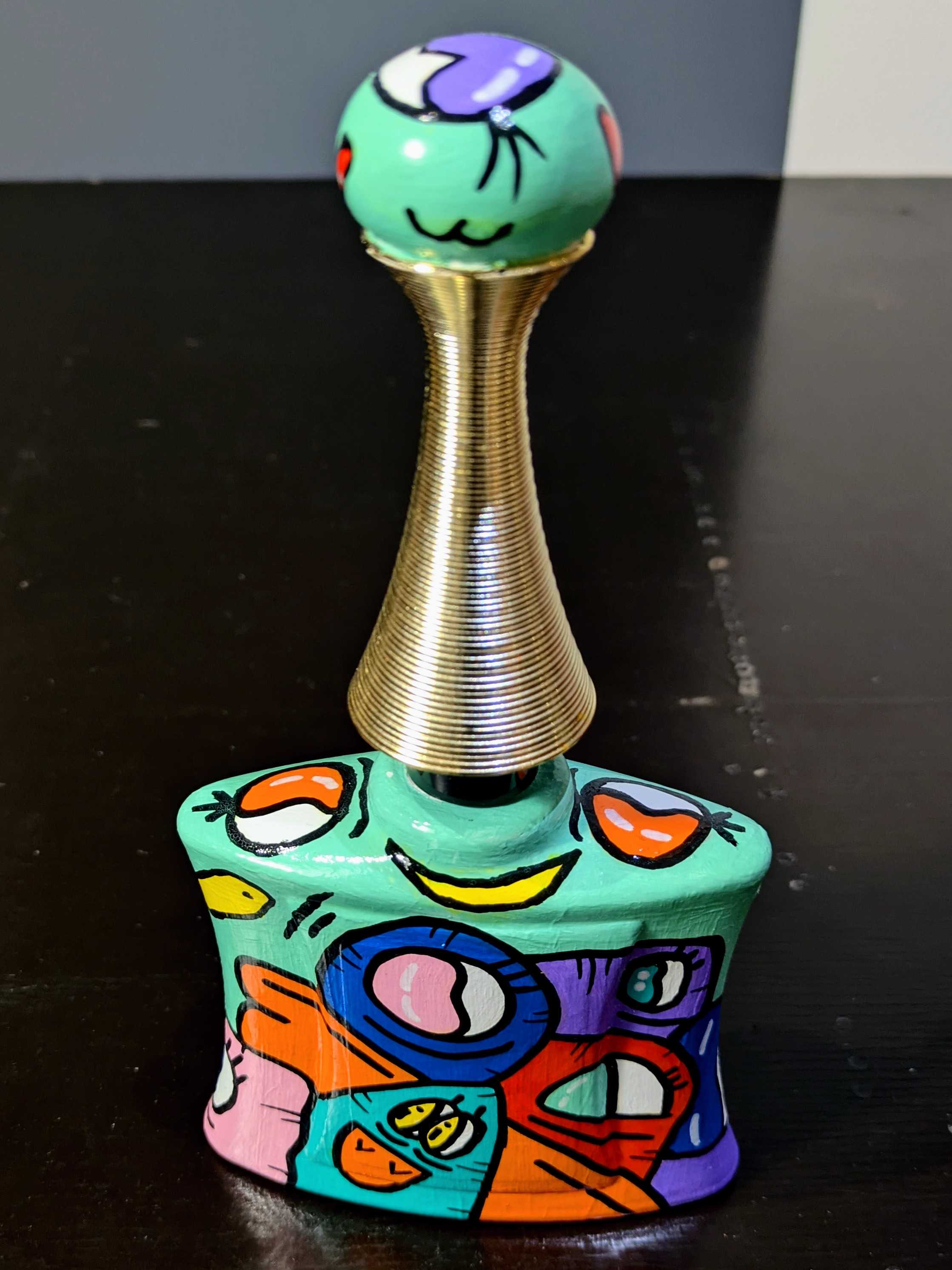 Bouteille de parfum BRUT ORIGINAL custom – Pièce unique peinte à la main