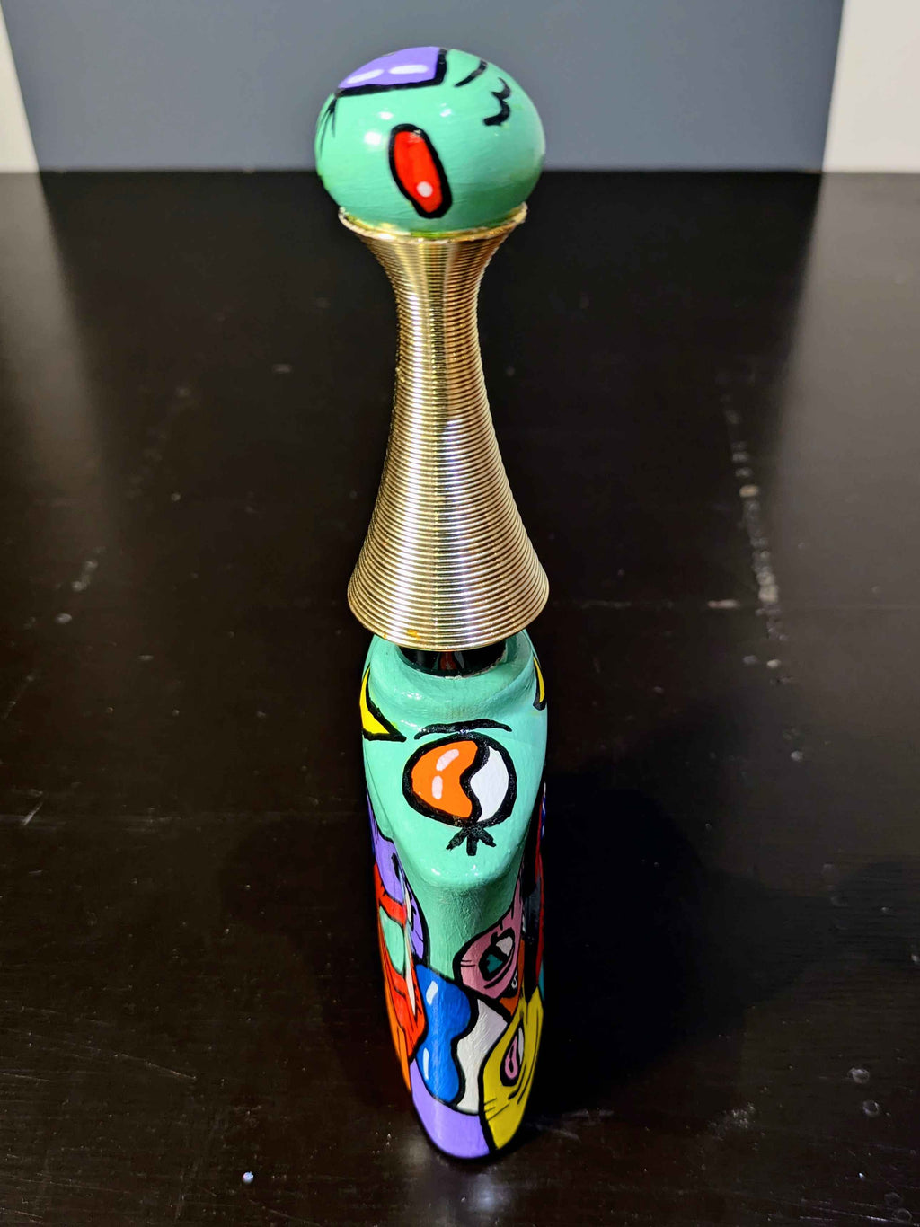 Bouteille de parfum BRUT ORIGINAL custom – Pièce unique peinte à la main