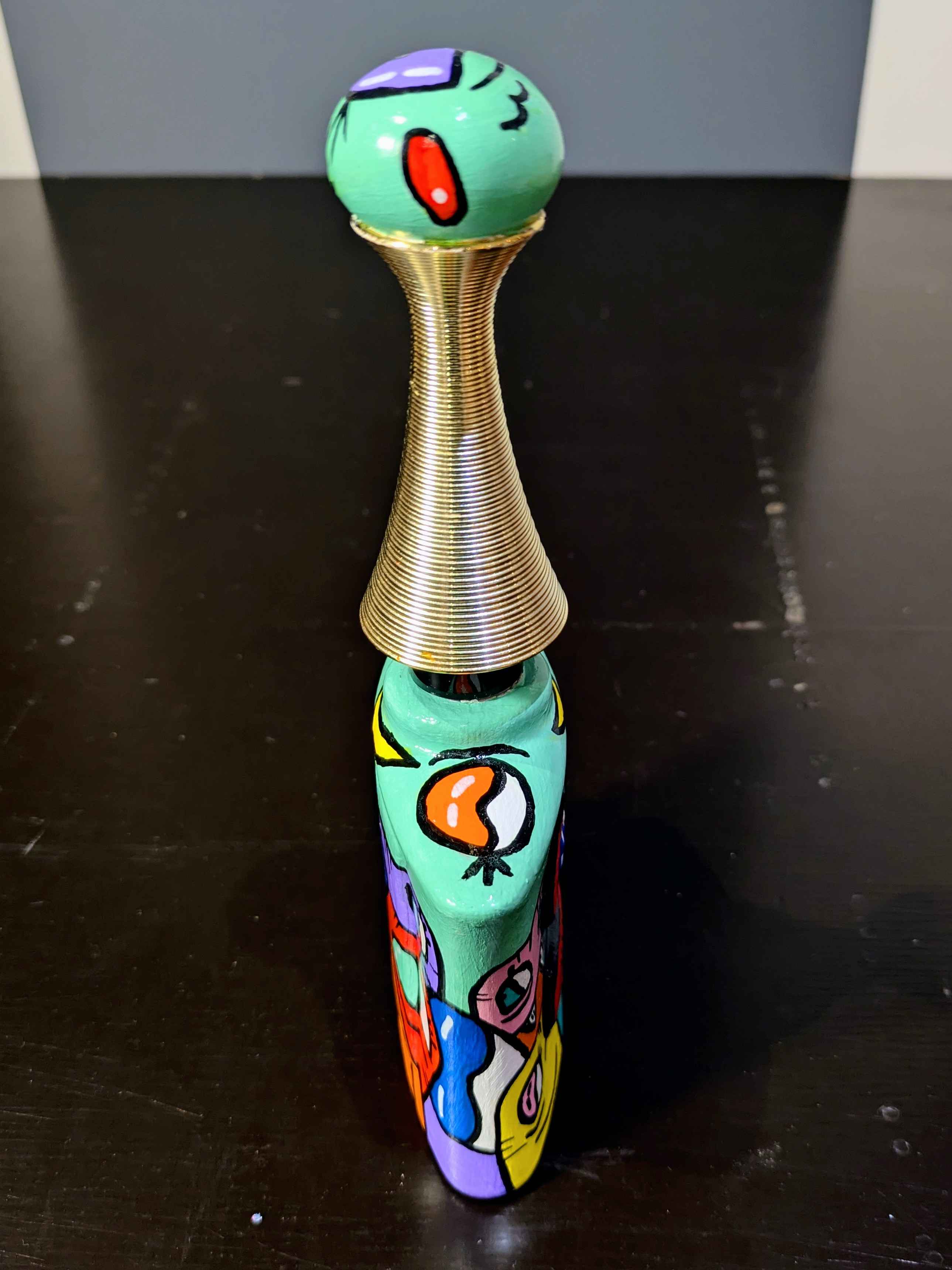 Bouteille de parfum BRUT ORIGINAL custom – Pièce unique peinte à la main