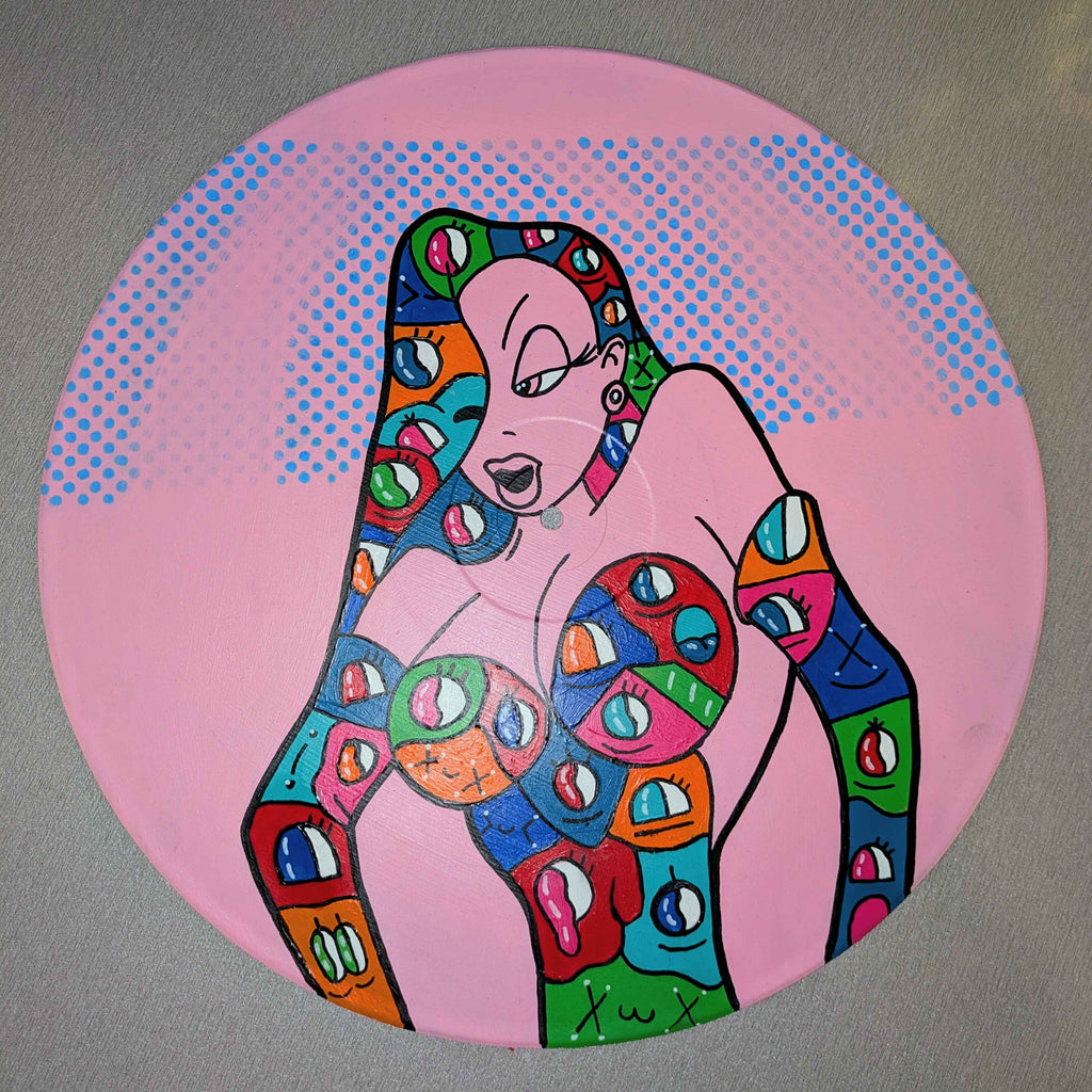 Vinyle Jessica Rabbit – Série limitée peinte à la main (VENDU)