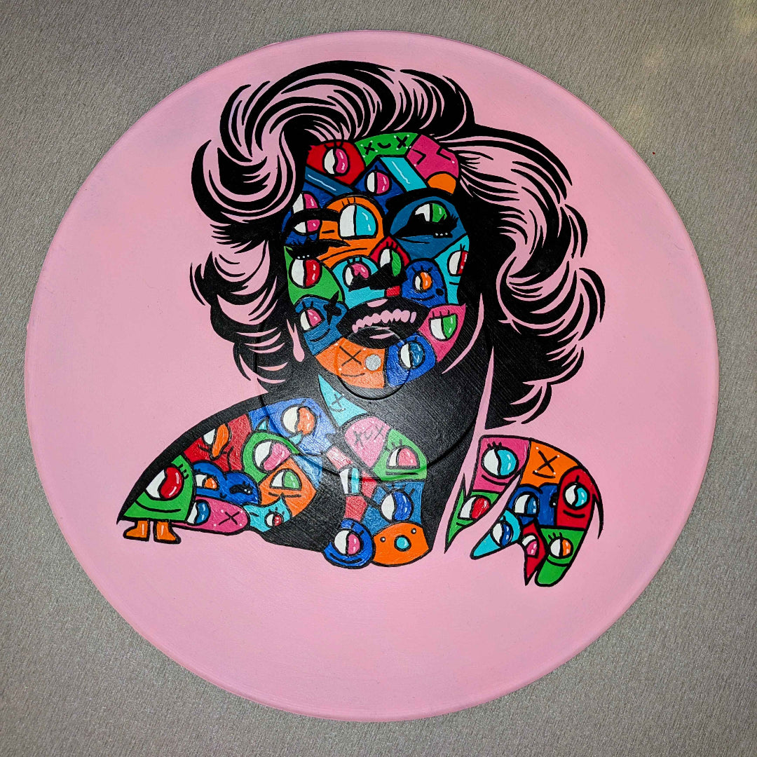 Vinyle Marilyn Monroe – Série limitée peinte à la main
