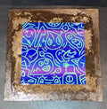 Plaque métal custom – Pièce unique peinte à la main