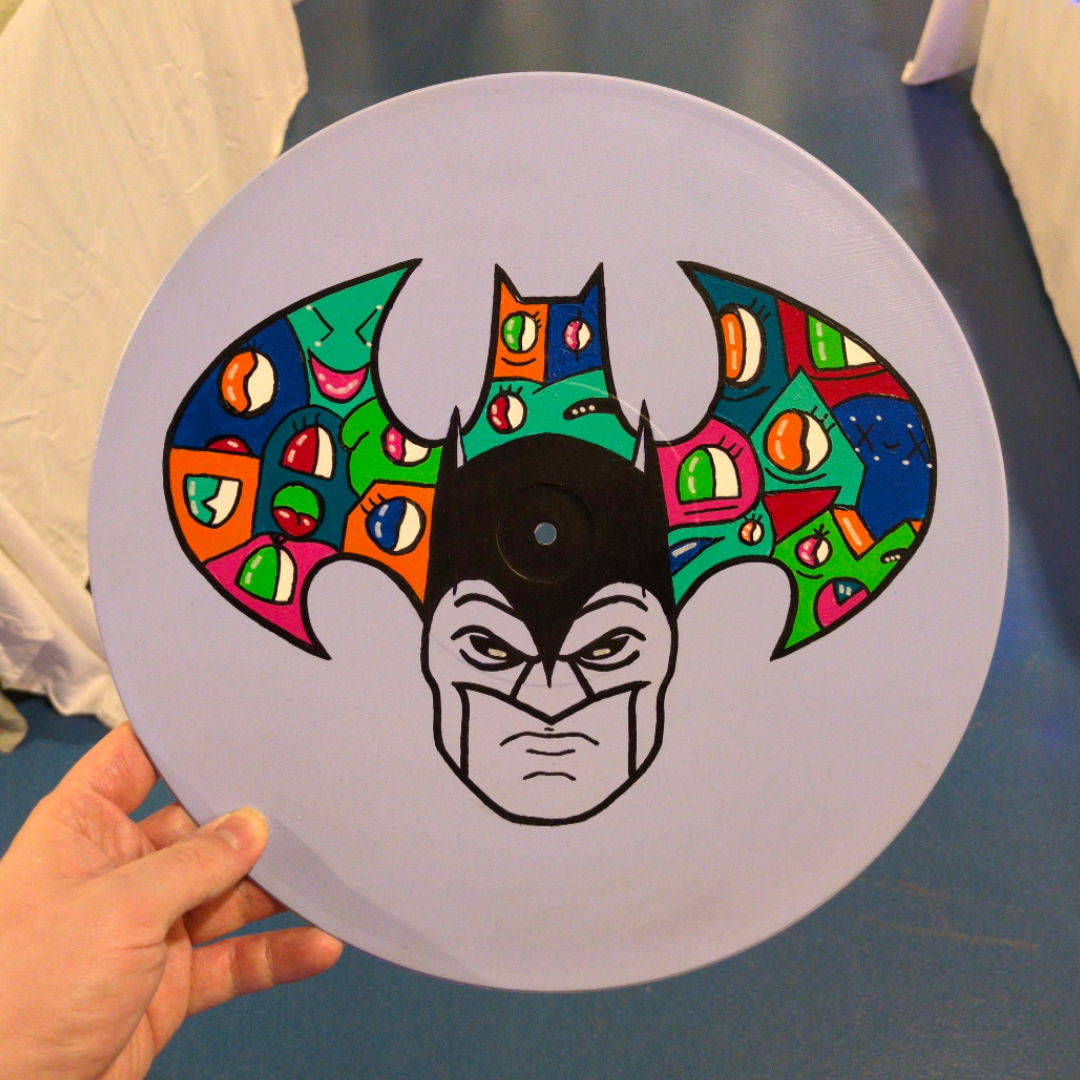 Vinyle Batman – Série limitée peinte à la main