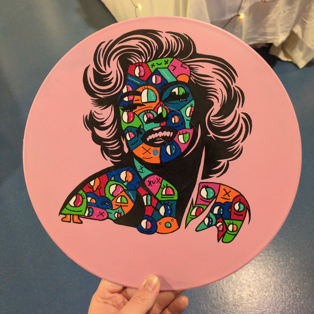 Vinyle Marilyn Monroe – Série limitée peinte à la main