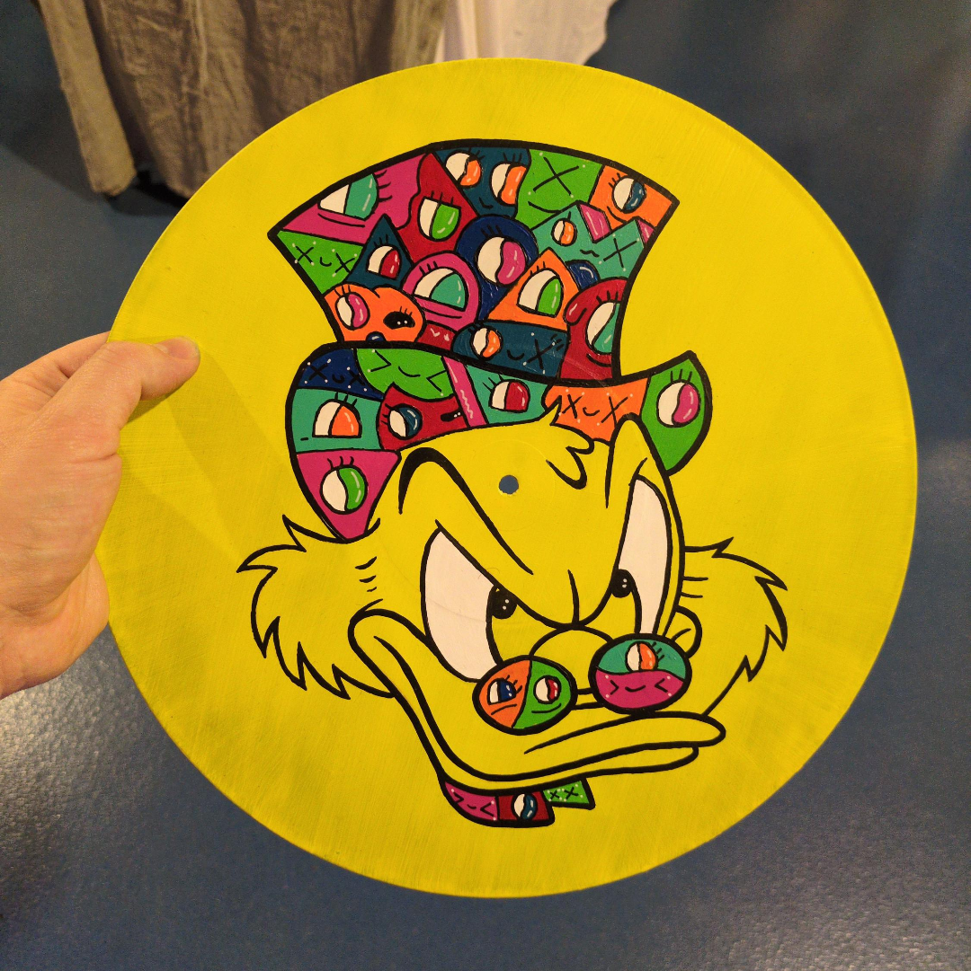 Vinyle Picsou – Série limitée peinte à la main