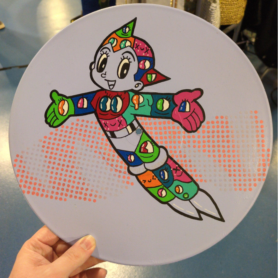 Vinyle AstroBoy – Série limitée peinte à la main