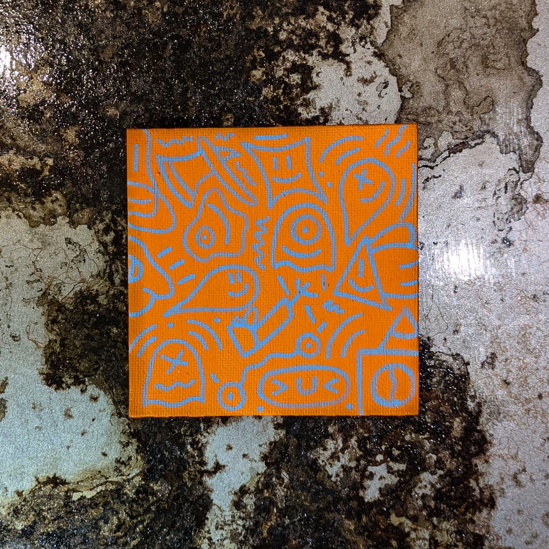 Magnet custom – Pièce unique peinte à la main