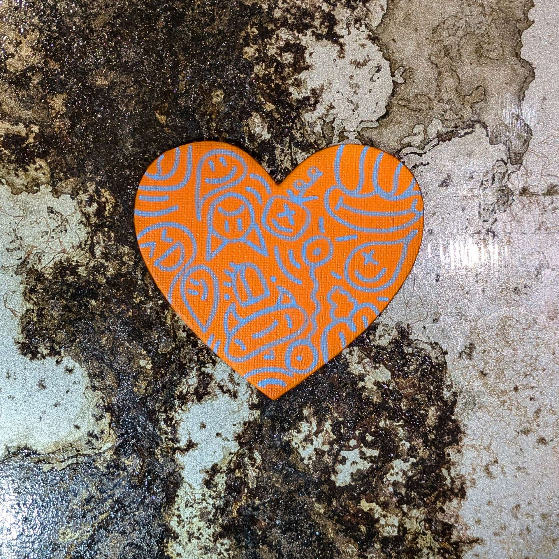 Magnet custom – Pièce unique peinte à la main