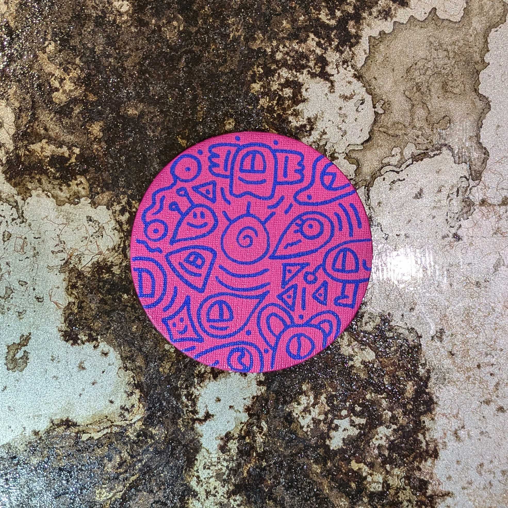 Magnet custom – Pièce unique peinte à la main